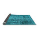 Sideview of Persian Light Blue Traditional Rug, tr3251lblu