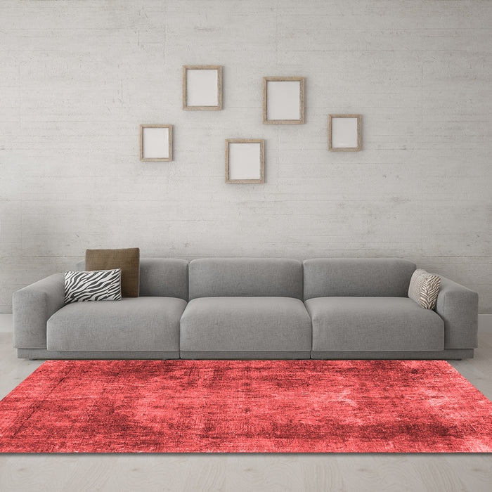Traditional Red Washable Rugs
