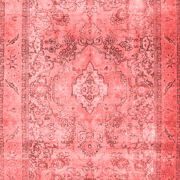 Machine Washable Persian Red Traditional Rug, wshtr3252red