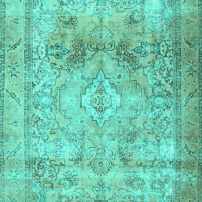 Machine Washable Persian Turquoise Traditional Area Rugs, wshtr3252turq