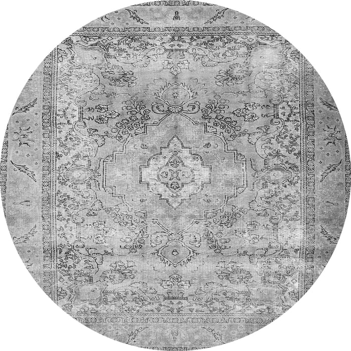 Square Persian Gray Traditional Rug, tr3252gry