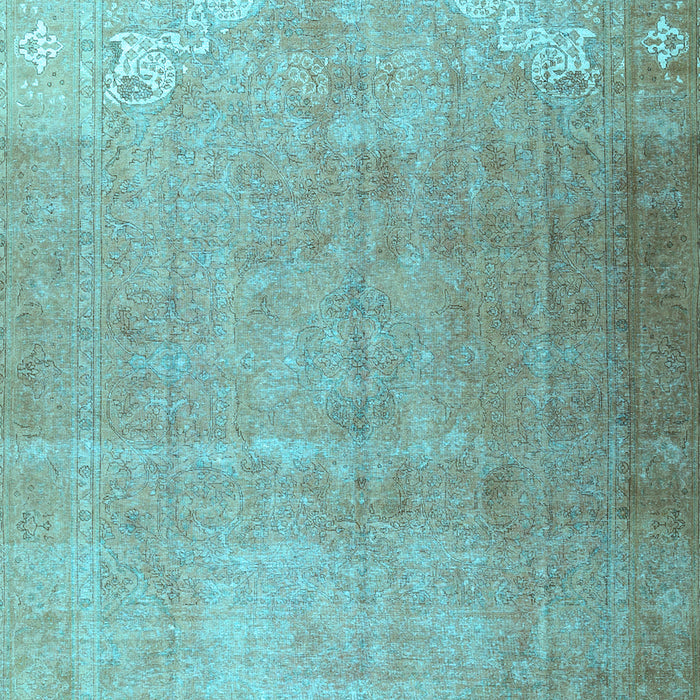Machine Washable Persian Light Blue Traditional Rug, wshtr3253lblu
