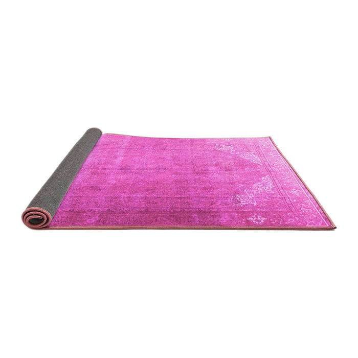 Sideview of Persian Pink Traditional Rug, tr3253pnk