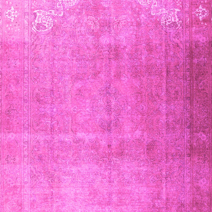 Machine Washable Persian Pink Traditional Rug, wshtr3253pnk
