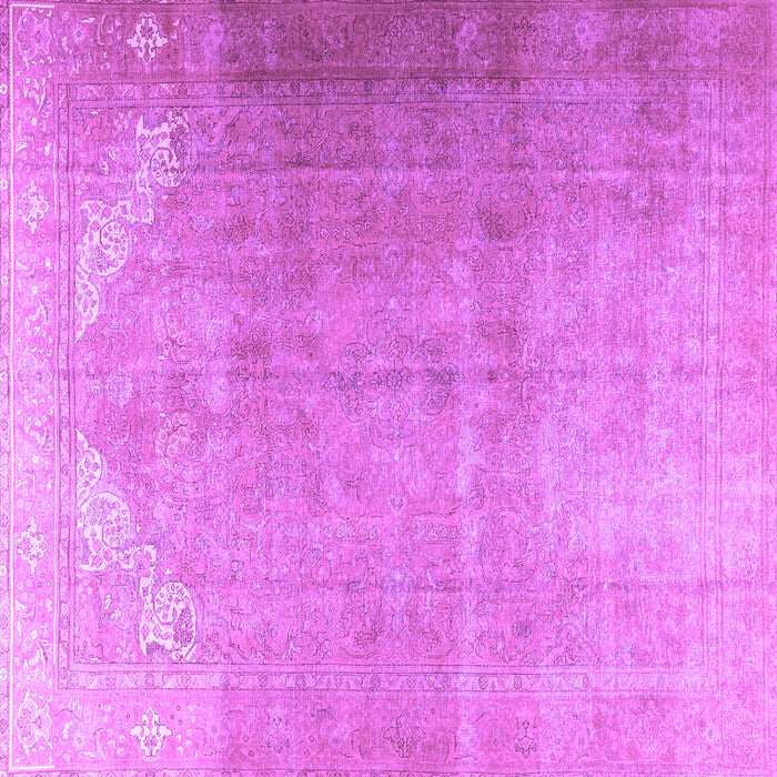 Square Persian Purple Traditional Rug, tr3253pur