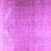 Square Persian Purple Traditional Rug, tr3253pur