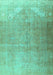 Persian Turquoise Traditional Rug, tr3253turq