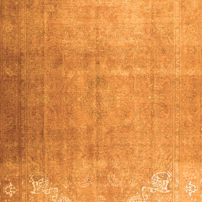 Serging Thickness of Machine Washable Persian Orange Traditional Area Rugs, wshtr3253org