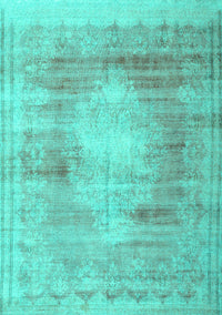 Persian Turquoise Traditional Rug, tr3254turq