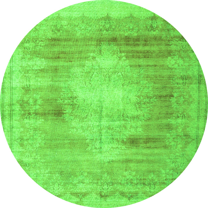 Machine Washable Persian Green Traditional Area Rugs, wshtr3254grn