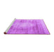 Sideview of Machine Washable Persian Purple Traditional Area Rugs, wshtr3254pur