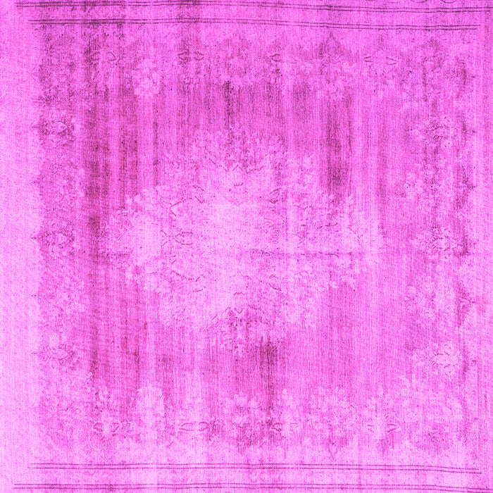 Square Persian Pink Traditional Rug, tr3254pnk