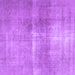 Square Machine Washable Persian Purple Traditional Area Rugs, wshtr3255pur