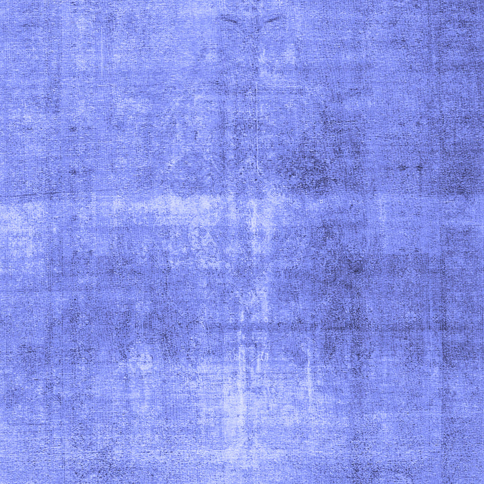 Machine Washable Persian Blue Traditional Rug, wshtr3255blu