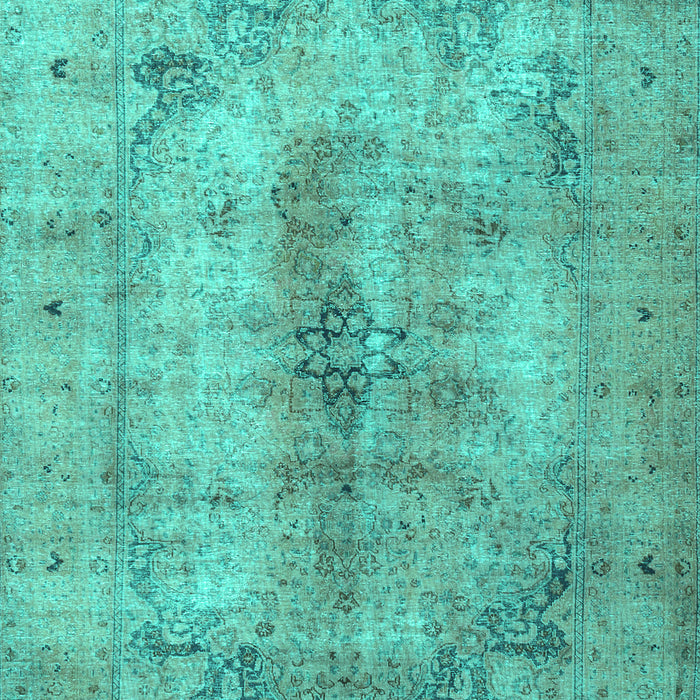 Machine Washable Persian Turquoise Traditional Area Rugs, wshtr3256turq