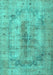 Persian Turquoise Traditional Rug, tr3256turq