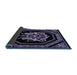 Sideview of Persian Blue Traditional Rug, tr3257blu