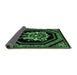 Sideview of Persian Emerald Green Traditional Rug, tr3257emgrn