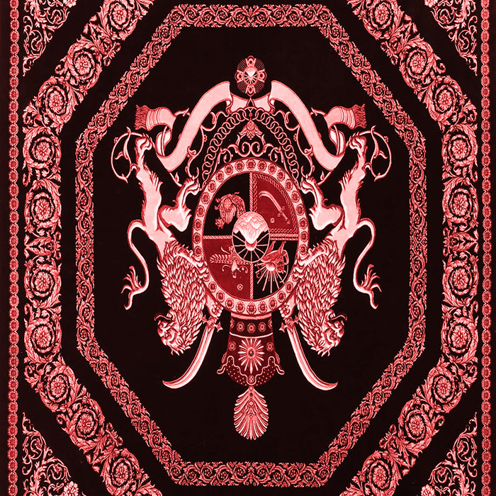 Persian Red Traditional Area Rugs