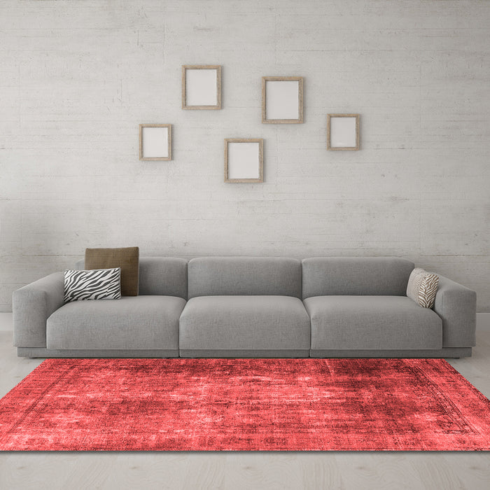 Traditional Red Washable Rugs