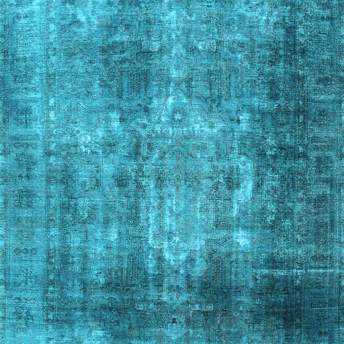 Machine Washable Persian Light Blue Traditional Rug, wshtr3258lblu