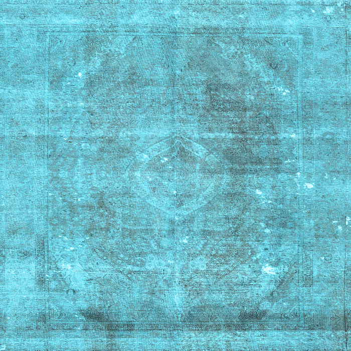 Square Persian Light Blue Traditional Rug, tr3259lblu