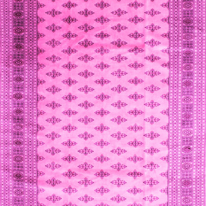 Machine Washable Persian Pink Traditional Rug, wshtr325pnk