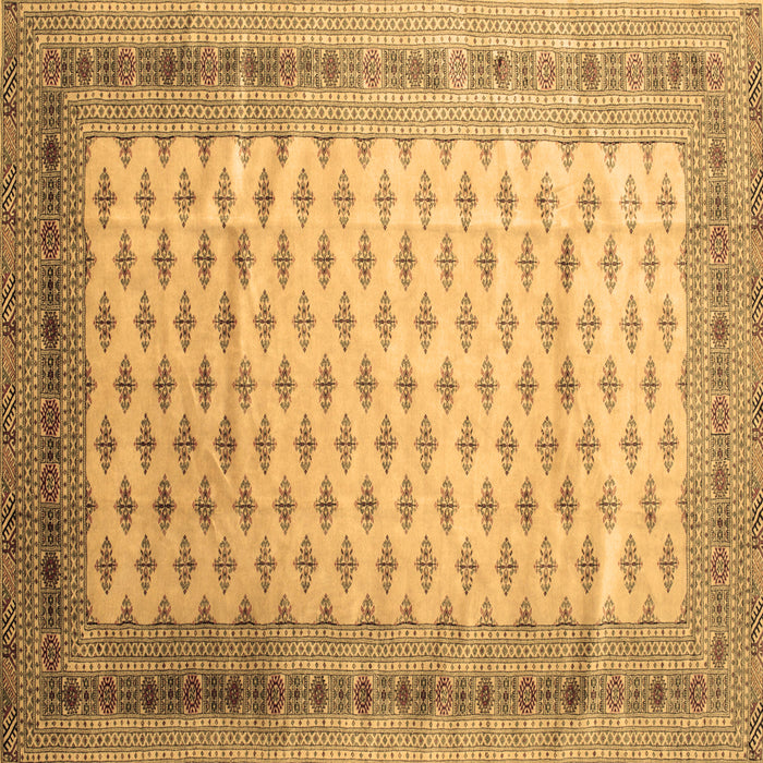 Square Persian Brown Traditional Rug, tr325brn