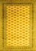 Machine Washable Persian Yellow Traditional Rug, wshtr325yw