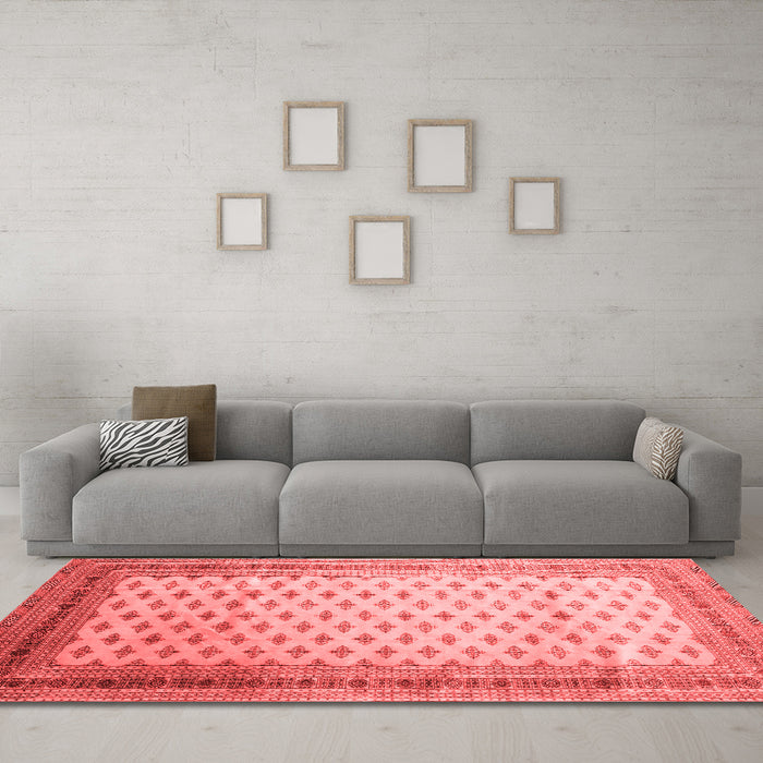 Traditional Red Washable Rugs