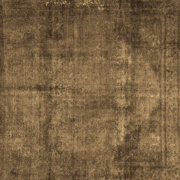 Square Persian Brown Traditional Rug, tr3260brn
