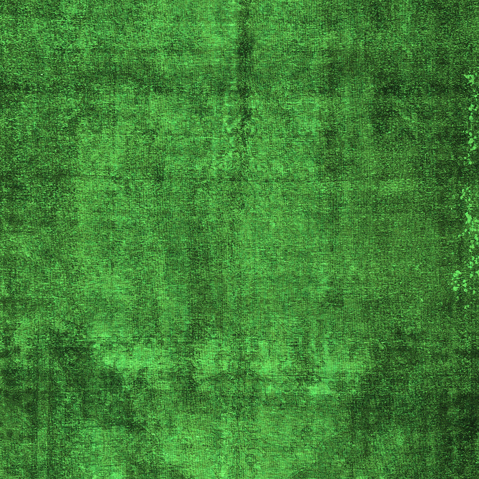 Serging Thickness of Machine Washable Persian Green Traditional Area Rugs, wshtr3260grn