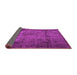 Sideview of Persian Pink Traditional Rug, tr3260pnk