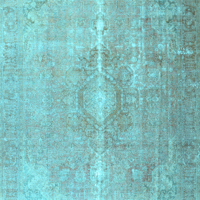 Machine Washable Persian Light Blue Traditional Rug, wshtr3261lblu