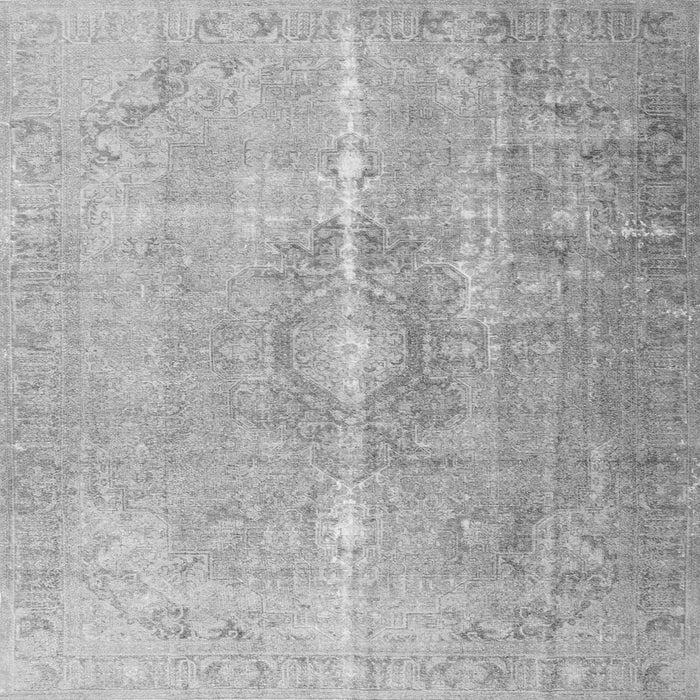 Serging Thickness of Persian Gray Traditional Rug, tr3261gry