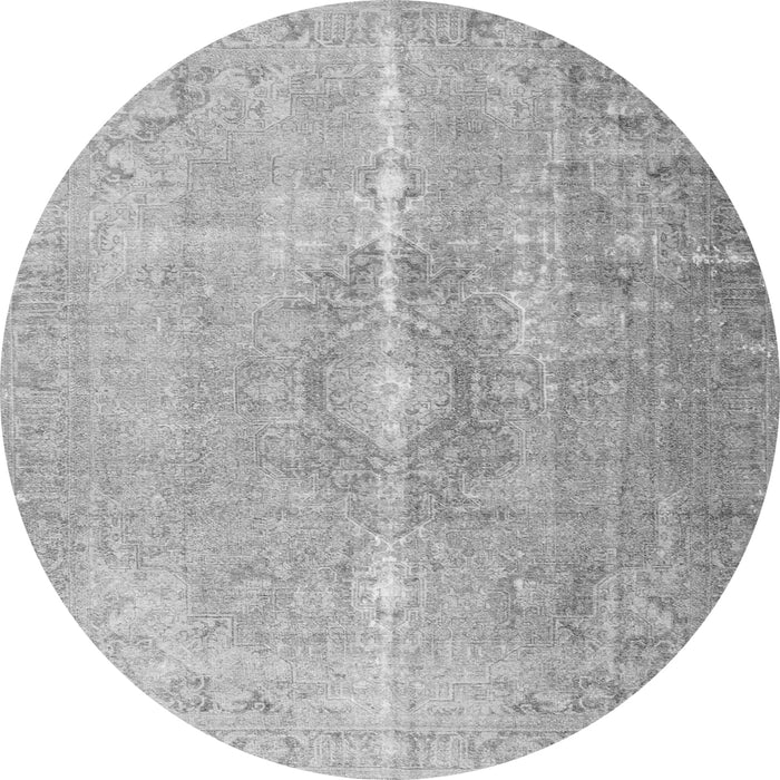 Square Persian Gray Traditional Rug, tr3261gry