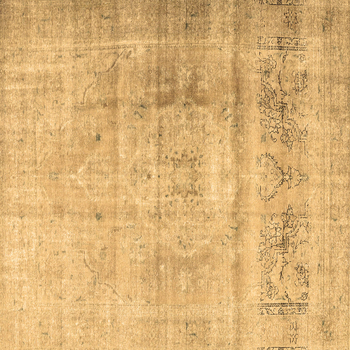 Square Persian Brown Traditional Rug, tr3262brn