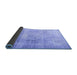Sideview of Persian Blue Traditional Rug, tr3262blu
