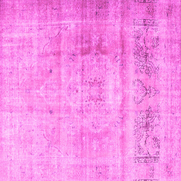 Square Persian Pink Traditional Rug, tr3262pnk