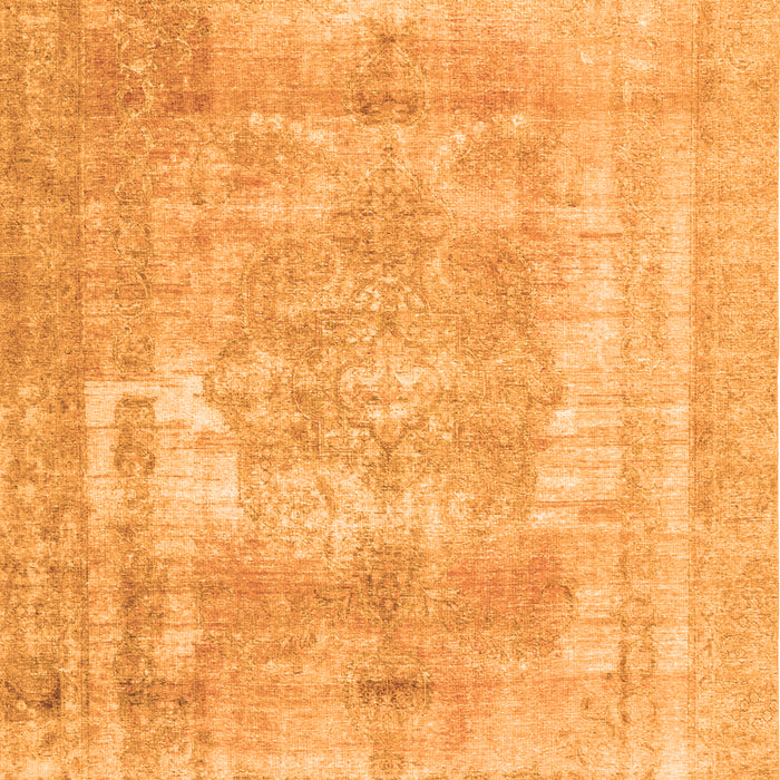Serging Thickness of Machine Washable Persian Orange Traditional Area Rugs, wshtr3263org