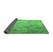 Sideview of Persian Emerald Green Traditional Rug, tr3264emgrn