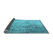 Sideview of Persian Light Blue Traditional Rug, tr3264lblu