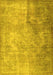 Machine Washable Persian Yellow Traditional Rug, wshtr3264yw