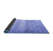 Sideview of Persian Blue Traditional Rug, tr3265blu