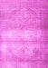 Machine Washable Persian Pink Traditional Rug, wshtr3265pnk