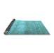 Sideview of Persian Light Blue Traditional Rug, tr3265lblu