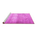 Sideview of Machine Washable Persian Pink Traditional Rug, wshtr3265pnk