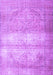 Machine Washable Persian Purple Traditional Area Rugs, wshtr3265pur