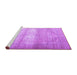 Sideview of Machine Washable Persian Purple Traditional Area Rugs, wshtr3265pur