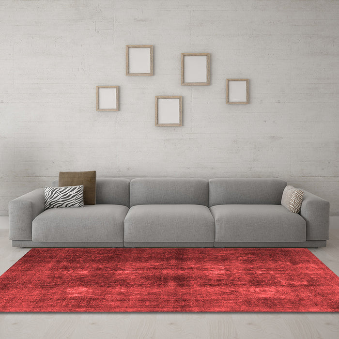 Traditional Red Washable Rugs